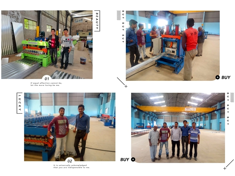 Double Layer Steel Tile Roofing Sheet Roll Forming Machine