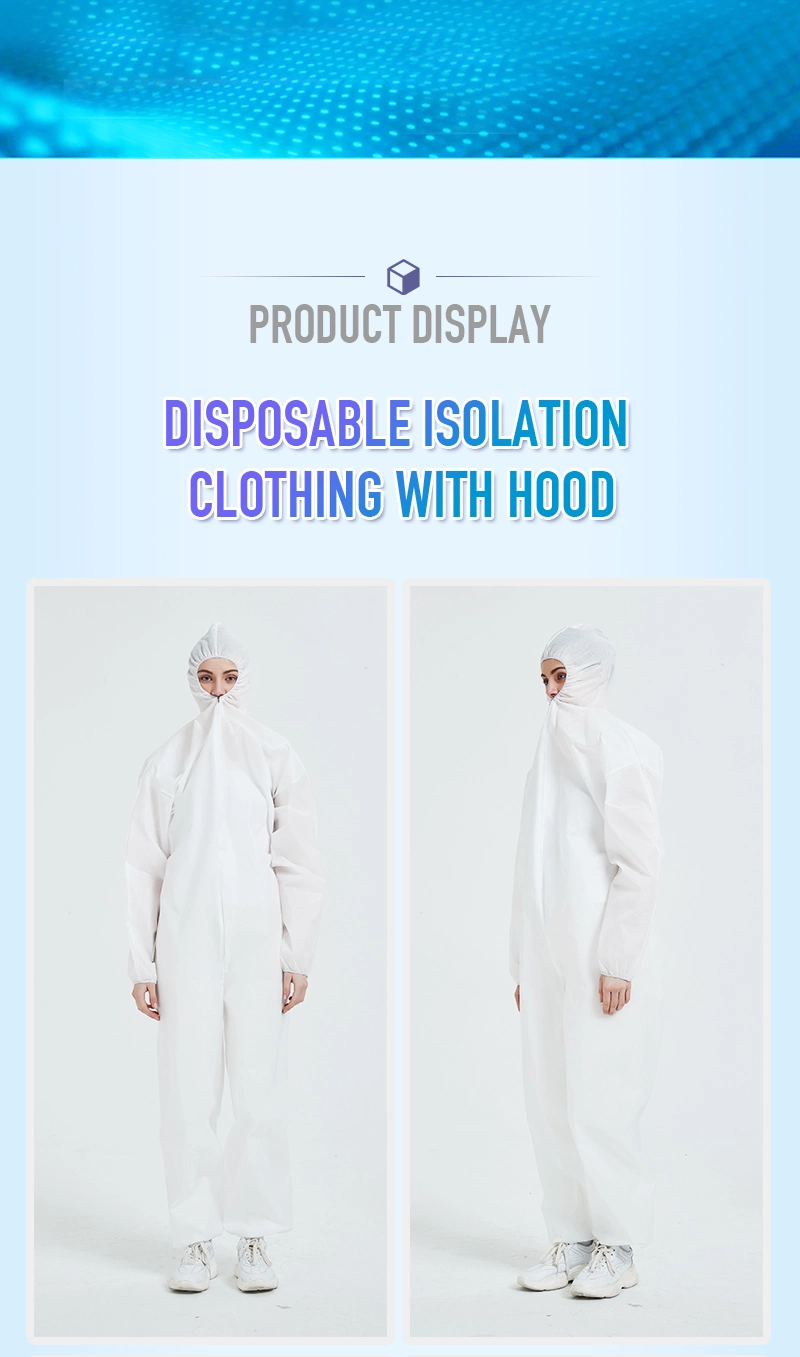 Disposable Double Layer Surgical Medical Isolation Gown Coveralls Clothing