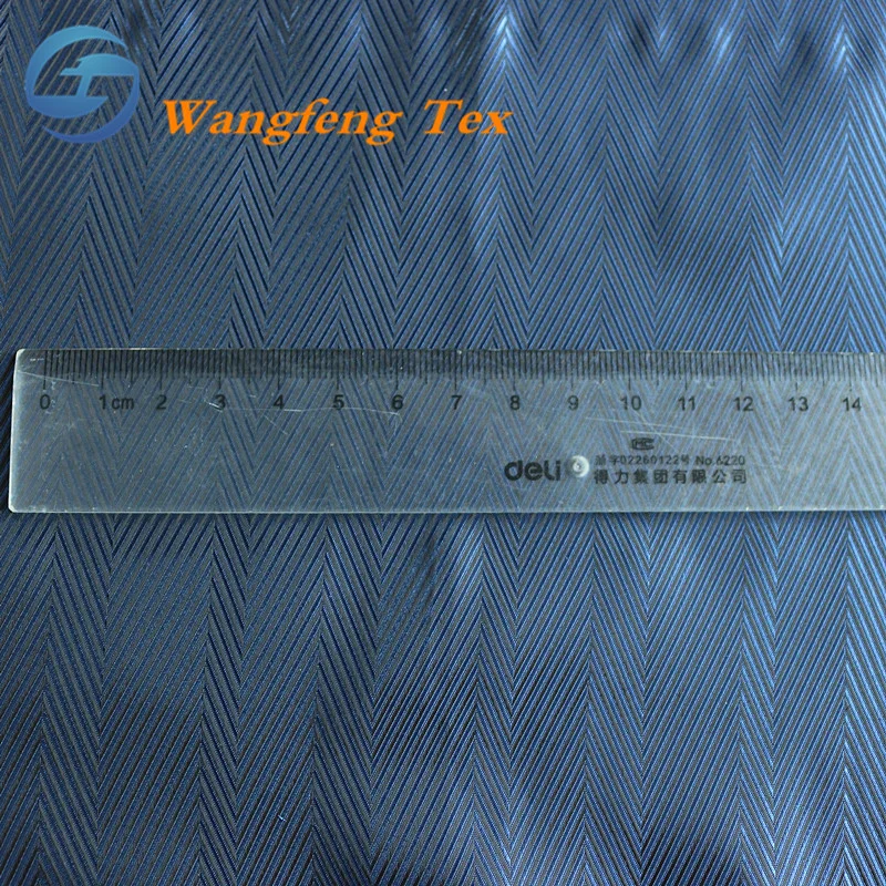 Herringbone Jacquard Poly Viscose Lining Fabric for Suit