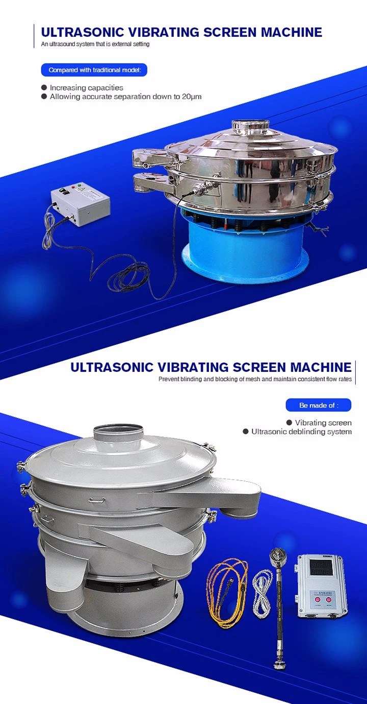 One Layer Standard Wire Mesh Ultrasonic Vibrating Sieve Shaker