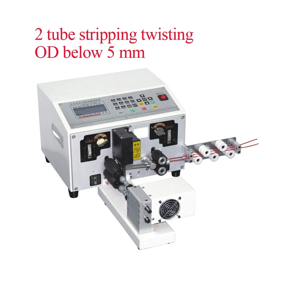 Double Wire Cable Wire Cutting Stripping Twisting Machine for Stripping
