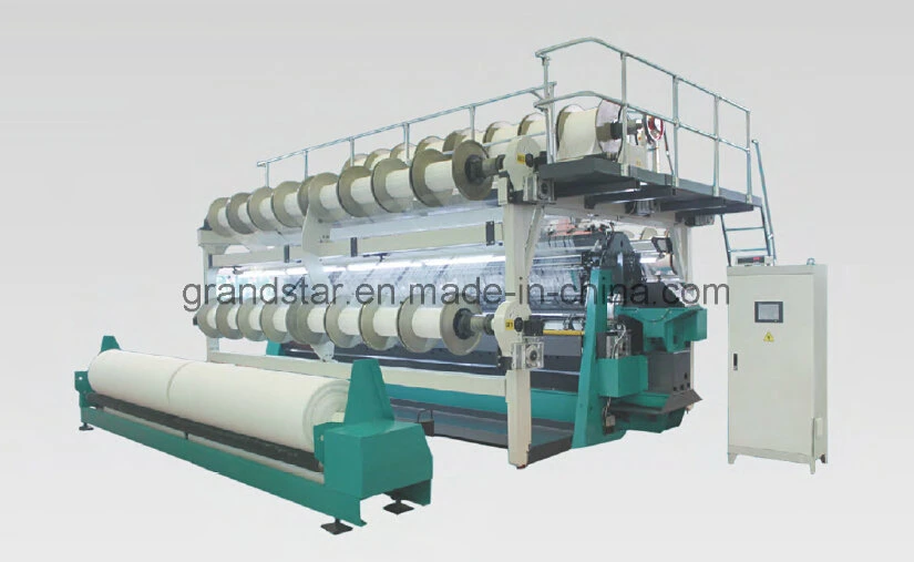 Double Needle Bar Warp Knitting Machine Rashel for Velvet