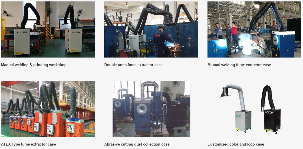 The Mobile Industrial Dust Collector Used in Casting, Chemical Industry, Wood Processing, Tobacco, Paper Making