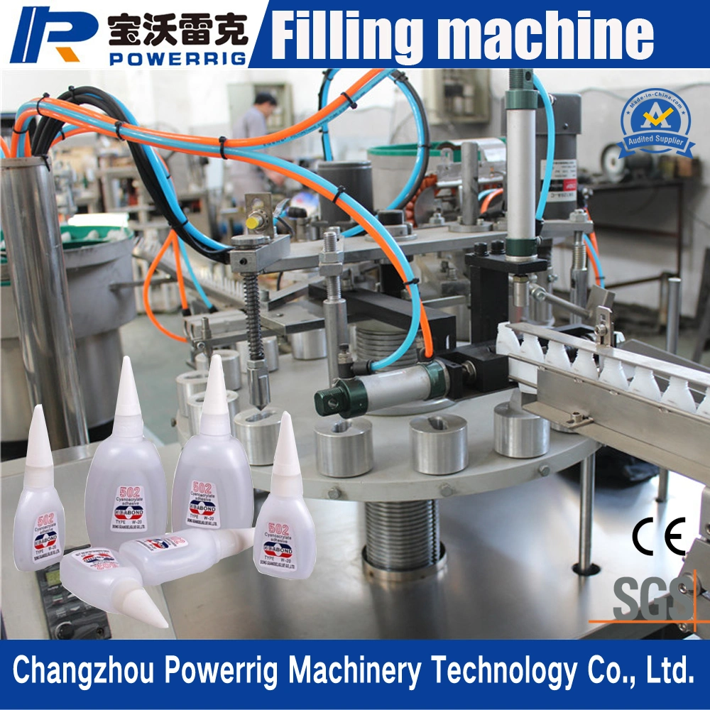 Touch Screen Control Super Glue Filling Machine with SGS and Ce Certification