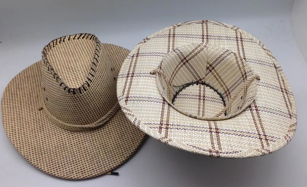 Double Layer Paper Straw Cowboy Hats (CPA_60020)