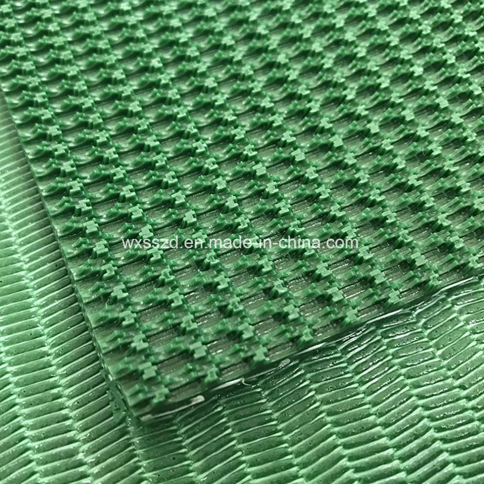 Rough Top PVC Conveyor Belt for Inclined Conveying, Packaging Industry, Processing Belts