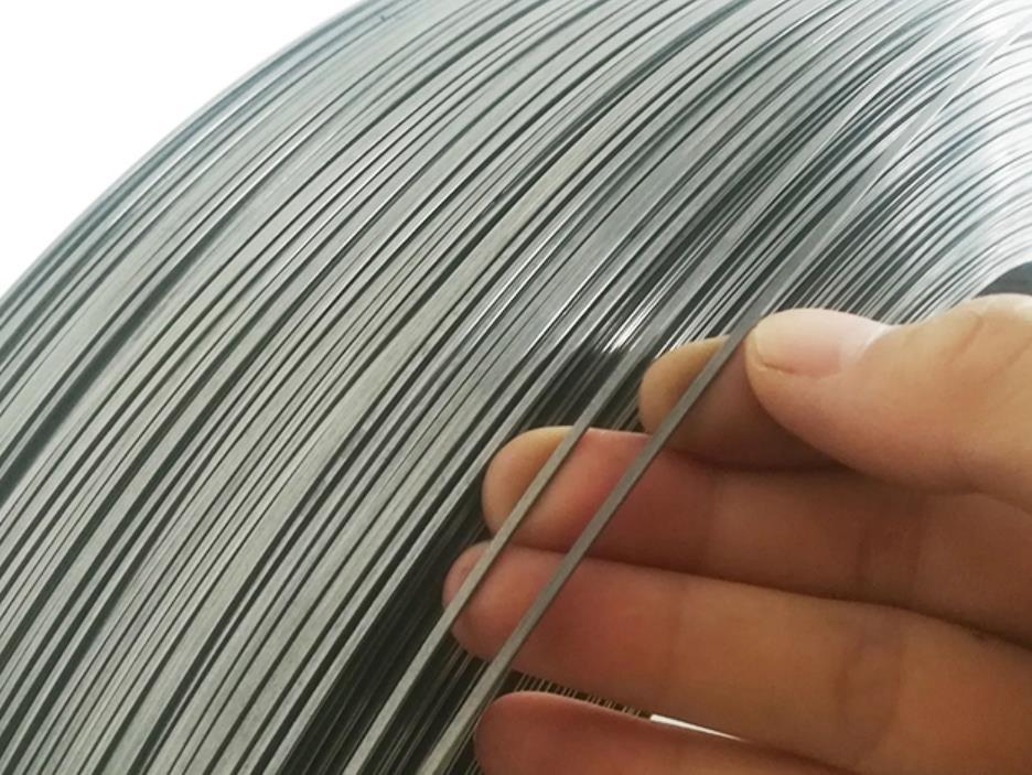 Cold Rolled Surface High Carbon Spring Steel Flat Wire Flat Steel Wire