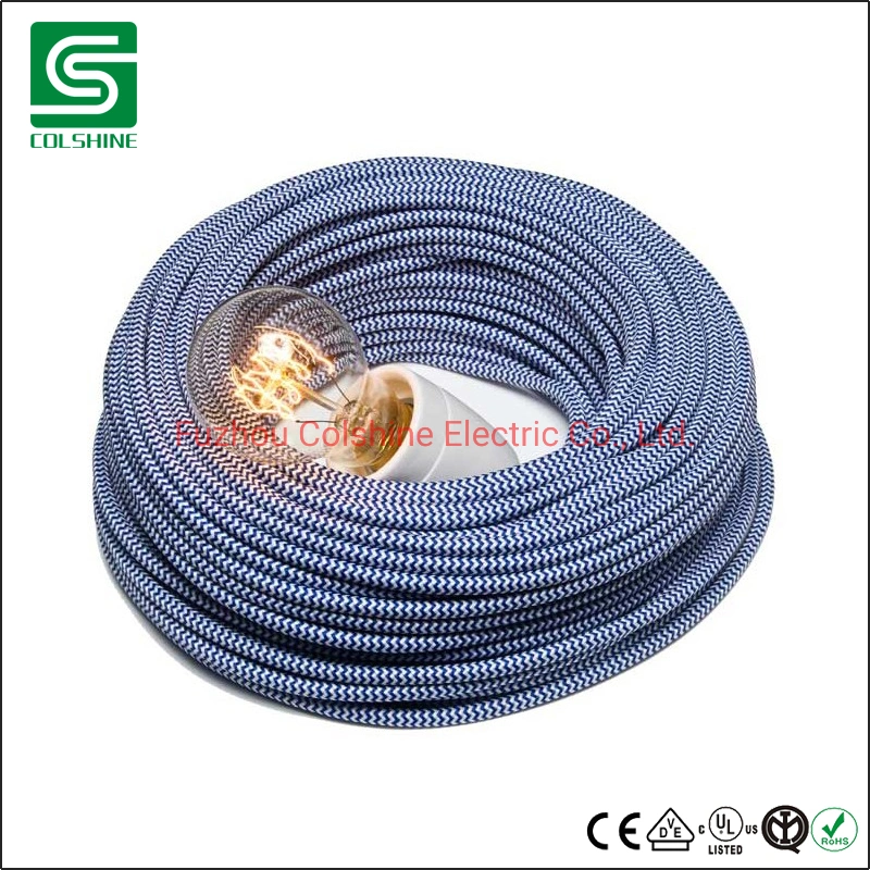 Colshine Textile Cable Electrical Wire Fabric Cable Wire