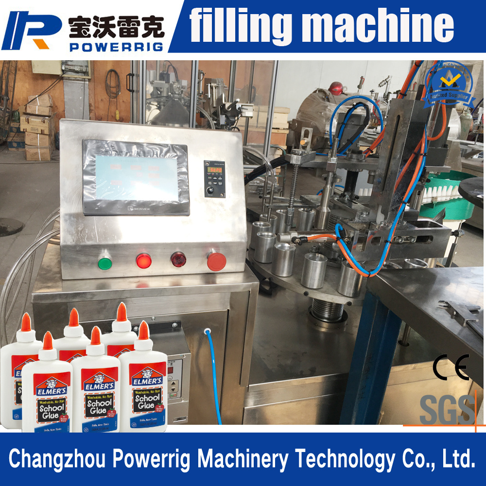 Touch Screen Control 50-100g Super Glue Filling Capping Machine with Factory Price