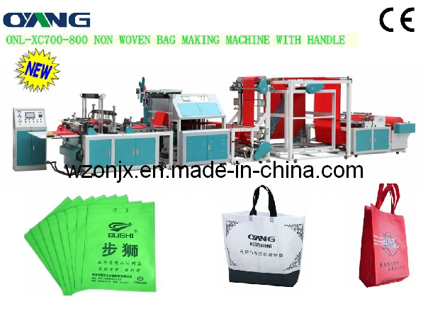 Onl-Xc700-800 Automatic Ultrasonic Non Woven Fabric Bag Forming Machine Price