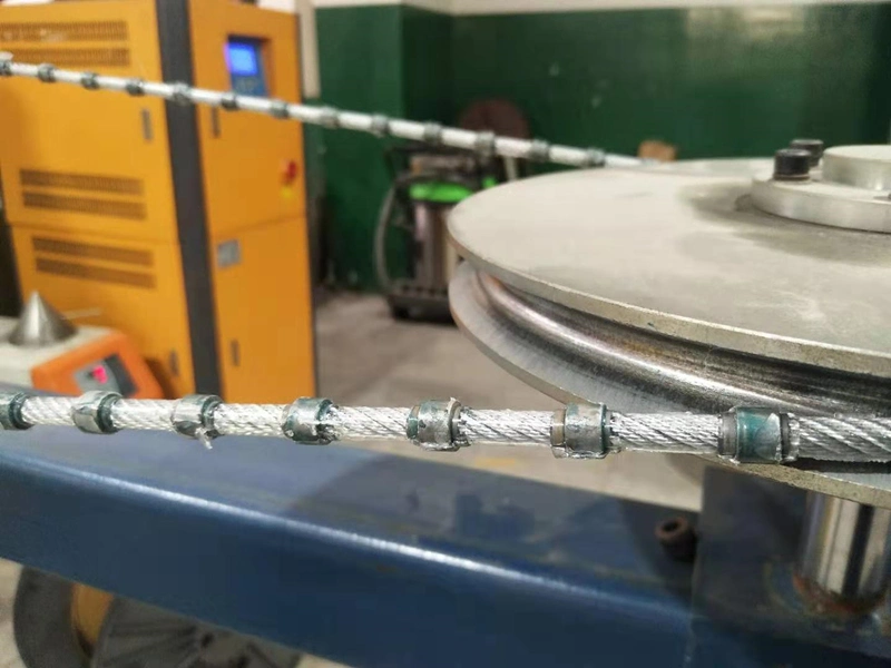 Granite Cutting 8.3mm 37bpm Endless Multi Plastic Diamond Wire