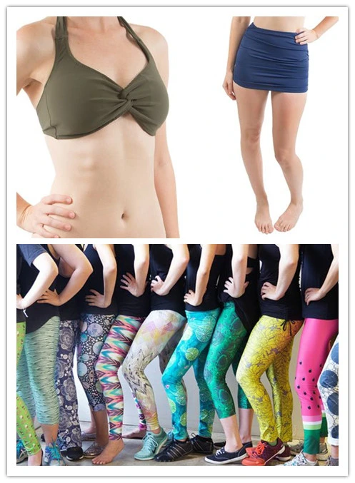 Nylon&Spandex High Stretch Double Warp Knit Fabric 160GSM for Swimwear/Underwear/Sports/Garment/Clothes/Apparel