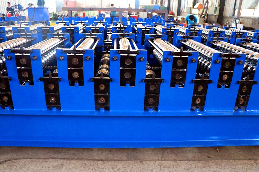 Ibr 686 and Corrugated 762 Roof Double Layer Roll Forming Machine