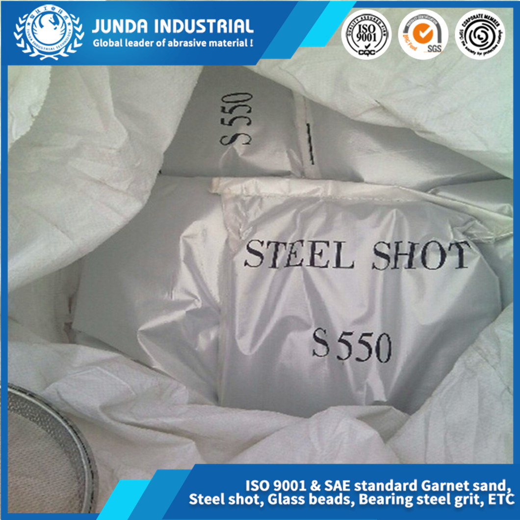 SAE-J444 Standard/Fullness Steel Shot S550 for Surface Preparation
