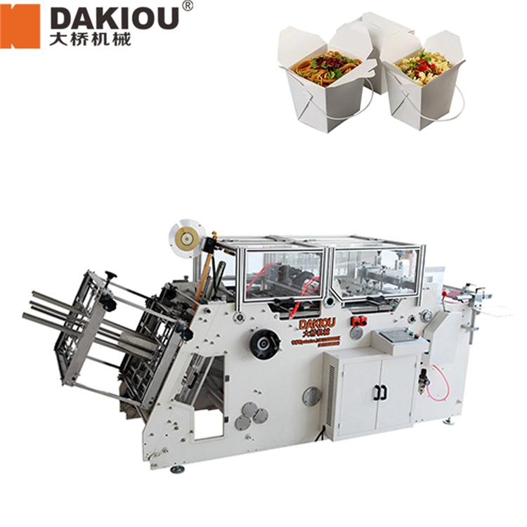 High Productivity Paper Carton Lunch Meal Box Making Machine Paper Forming Machine