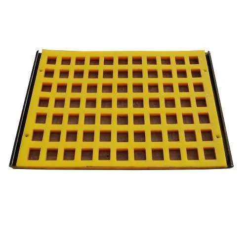 Vibrating Wire Mesh Screen, Polyurethane Screen for Mining Crusher Polyurethane Panel Vibrating Screen with Wire Mesh