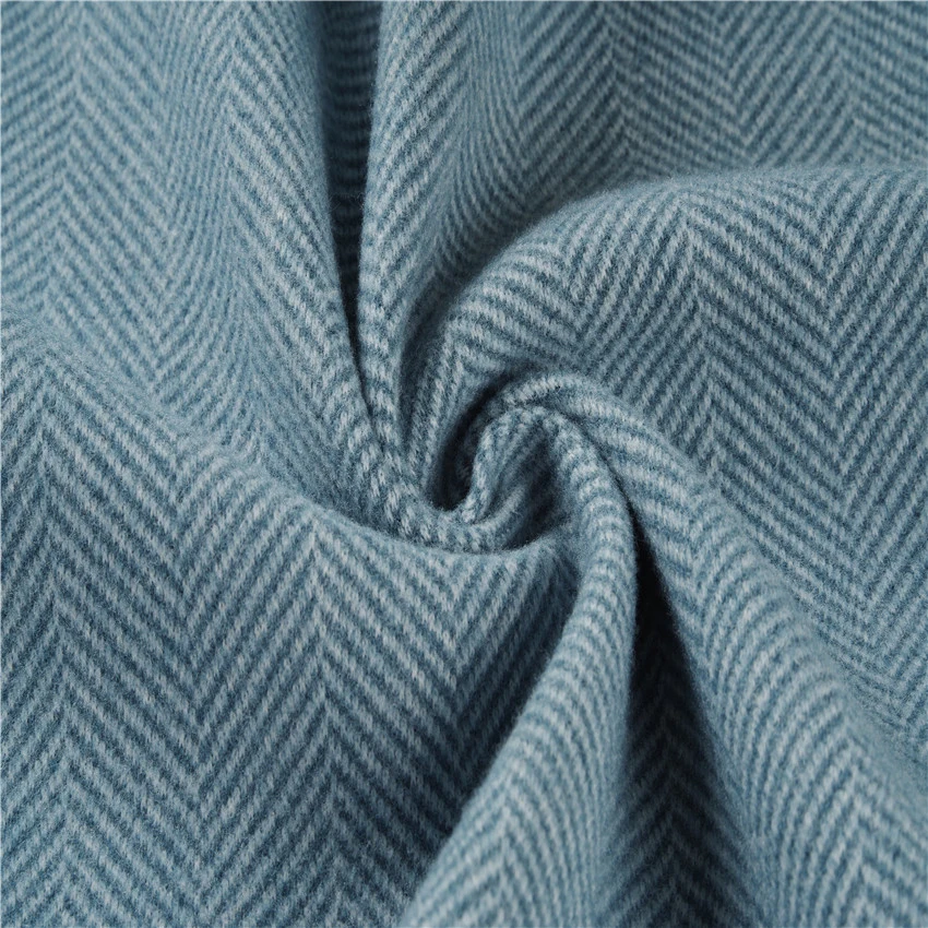 Renzi Herringbone Twill Worsted Wool Tweed Women&Man's Garment Fabric