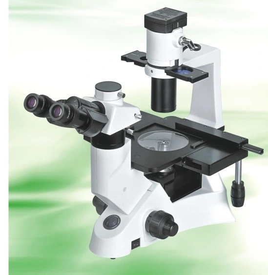 Biological Trinocular Inverted Biological Microscope Yx-Nib100