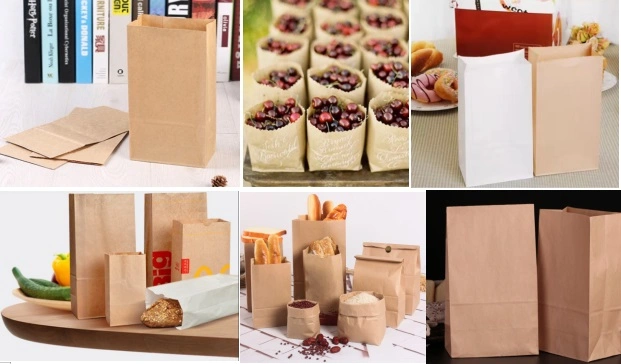 Multi-Layer Kraft Paper Bag Machine with Printing