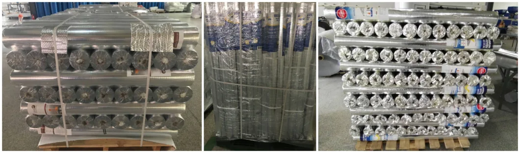 Aluminum Foil Thermal Insulation Fabric Backed with Fiber Fabric