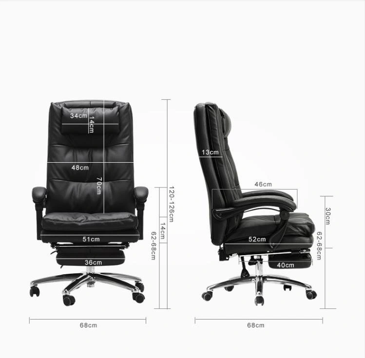 Black PU Office Furniture Fashion Executive Manager Boss Chair (HX-801C)