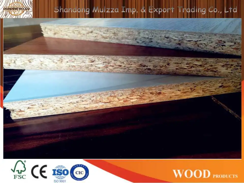 Furniture Wood Melamine Laminated Chipboard Particle Board