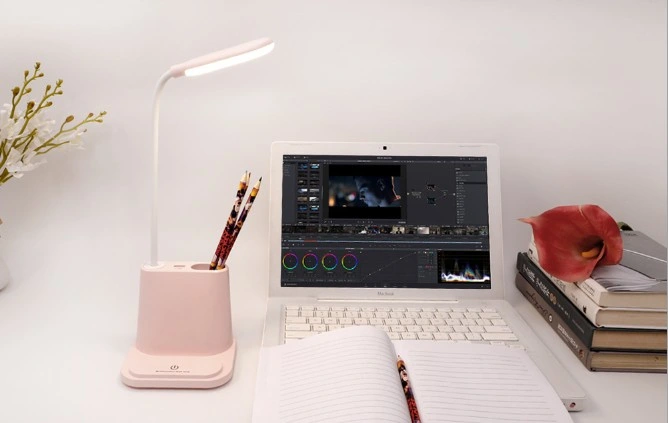 Creative New Multi-Functional Desk Lamp Alarm Clock Desk Lamp Clock Desk Lamp Pen Holder Desk Lamp Children Music Desk Lamp