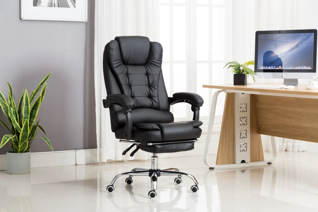 Cheap PU Leather Computer Swivel Reclining Boss Staff Office Chair