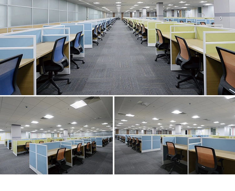 Foshan Manufacturer High Quality Office Furniture Aluminium 4 Seater Staff Workstation
