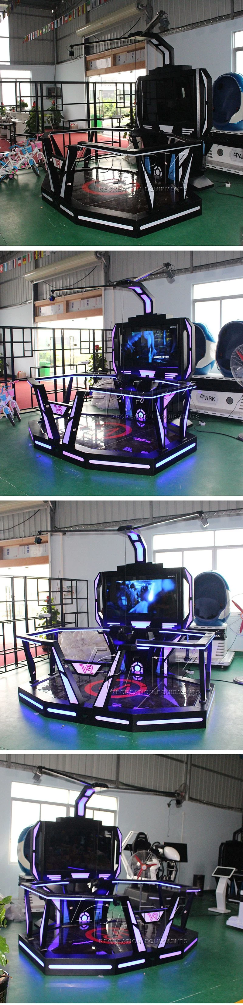 Colorful Space-Time Vr Space Walking Platform Game Machine for Game Center