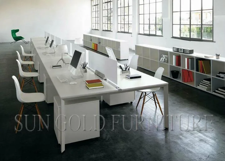 Open Space Desking System/Office Workstation Table with Screen Partition (SZ-WS052)