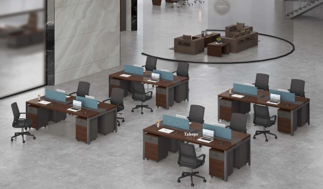 Modular Office Furniture Modern Design Office Cubicle Workstation Staff Computer Desk