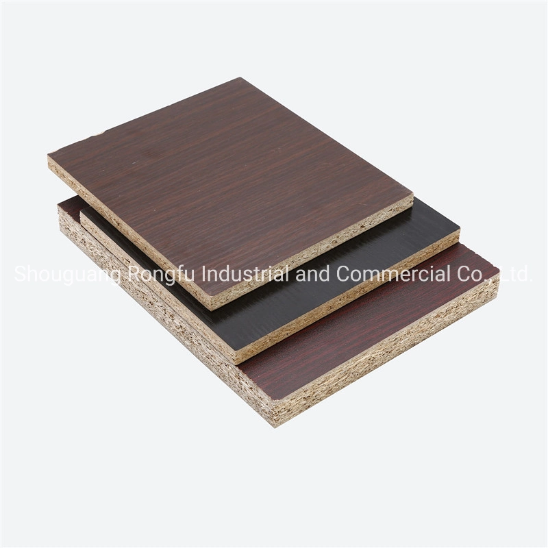 Solid Color/Wood Grain Melamine Laminated Chipboard/Particle Board with High Quality for Furniture and Building