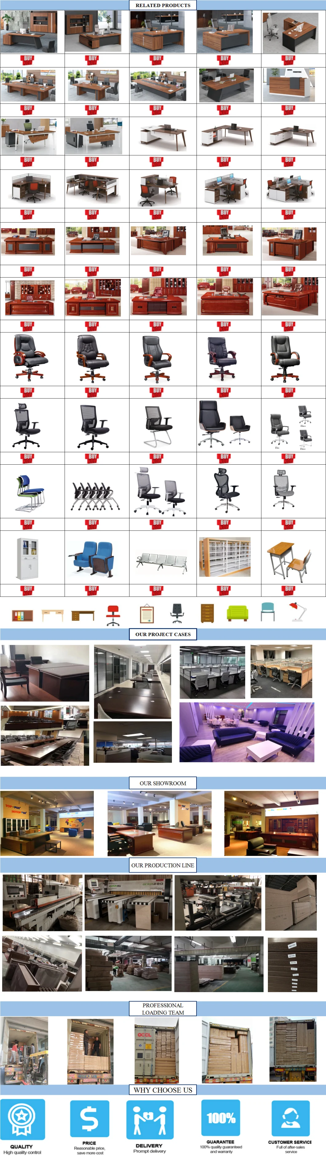 Modern Simple Office Furniture Wooden Melamine Office Table (M-T1808)