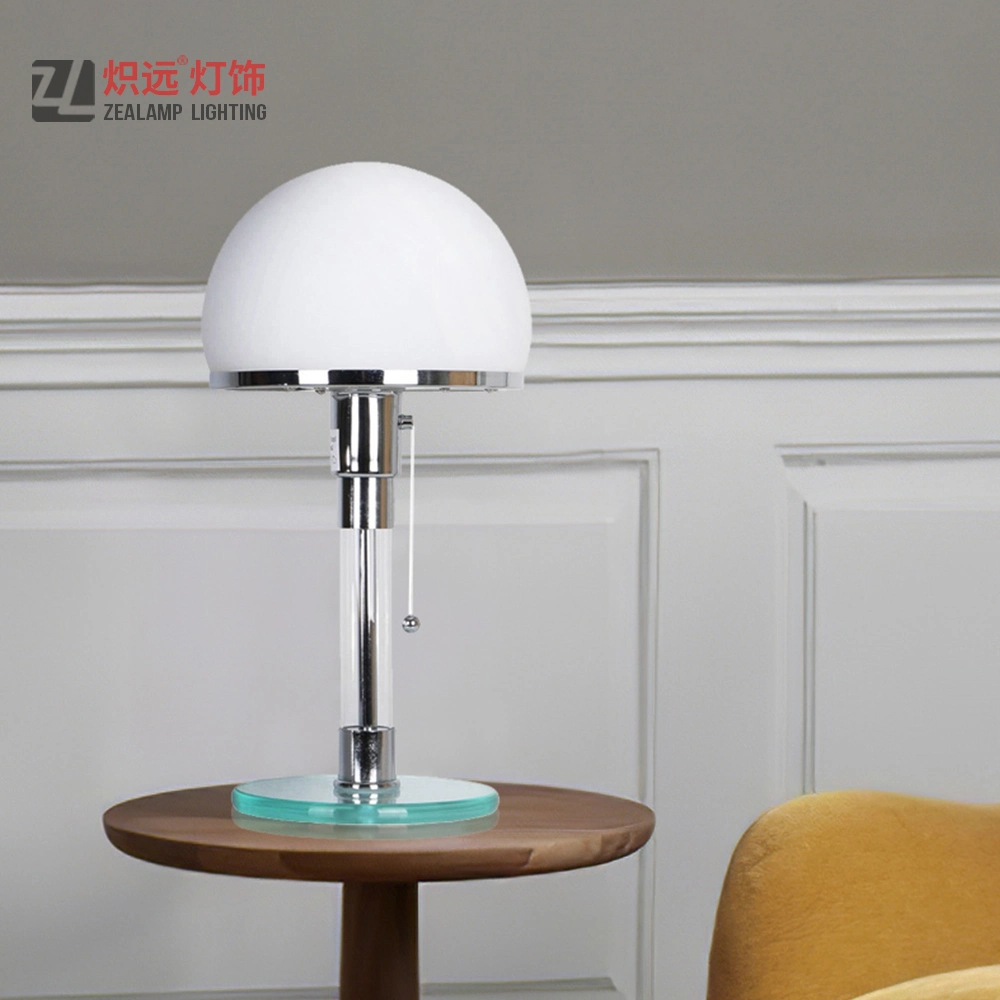 Modern Desk Glass Decorative Light Study Reading Table Lamp