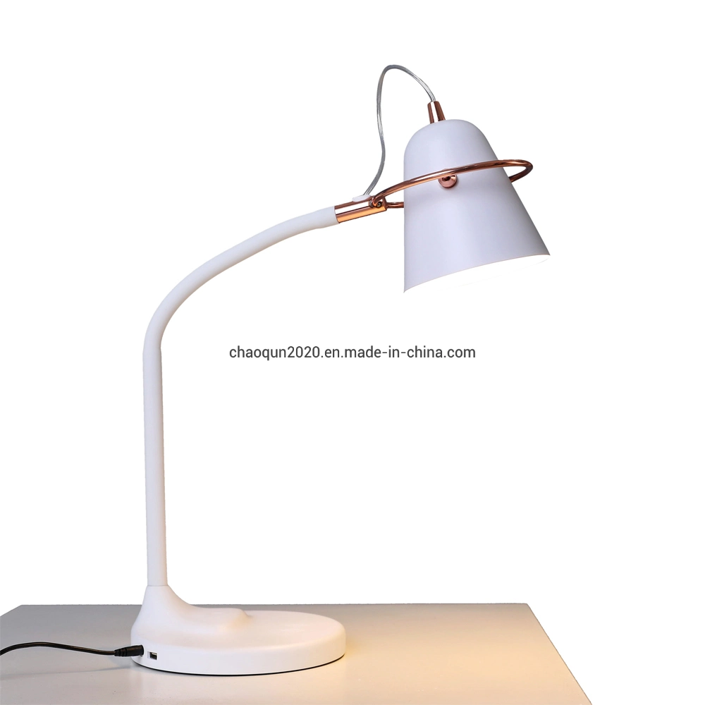 Office LED Desk Lamp - Wireless Charging Pad and USB Port Table Light for Reading Crafts Office Living Room Home Decor