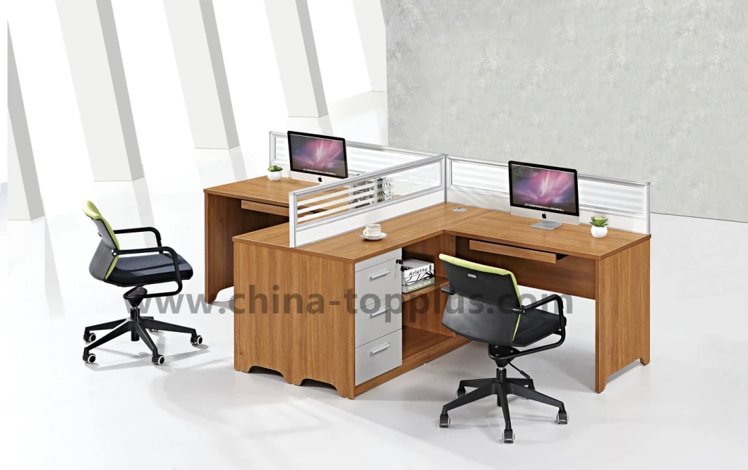 Melamine Office Furniture 2 Person Staff Partition Office Workstation (M-W1703-2)