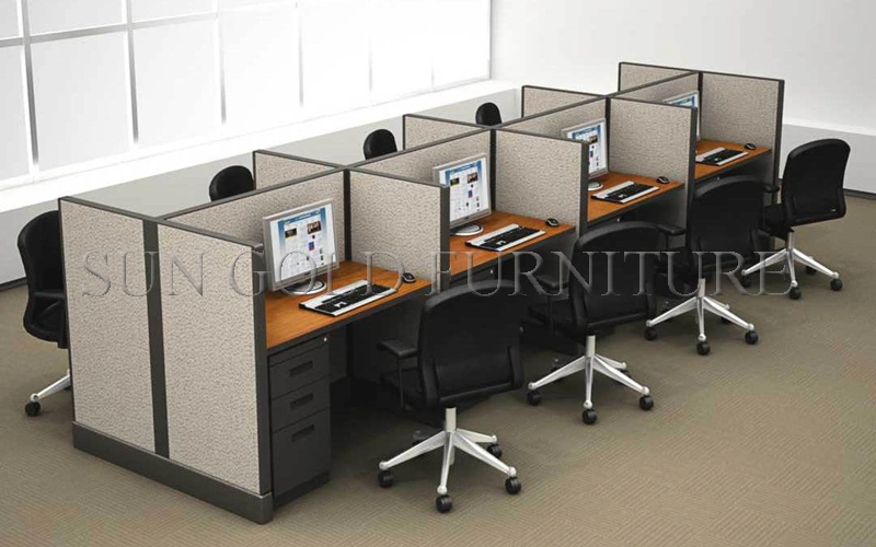 (SZ-WS600) Latest Style Modern Staff Office Desk 4 Person Office Workstation