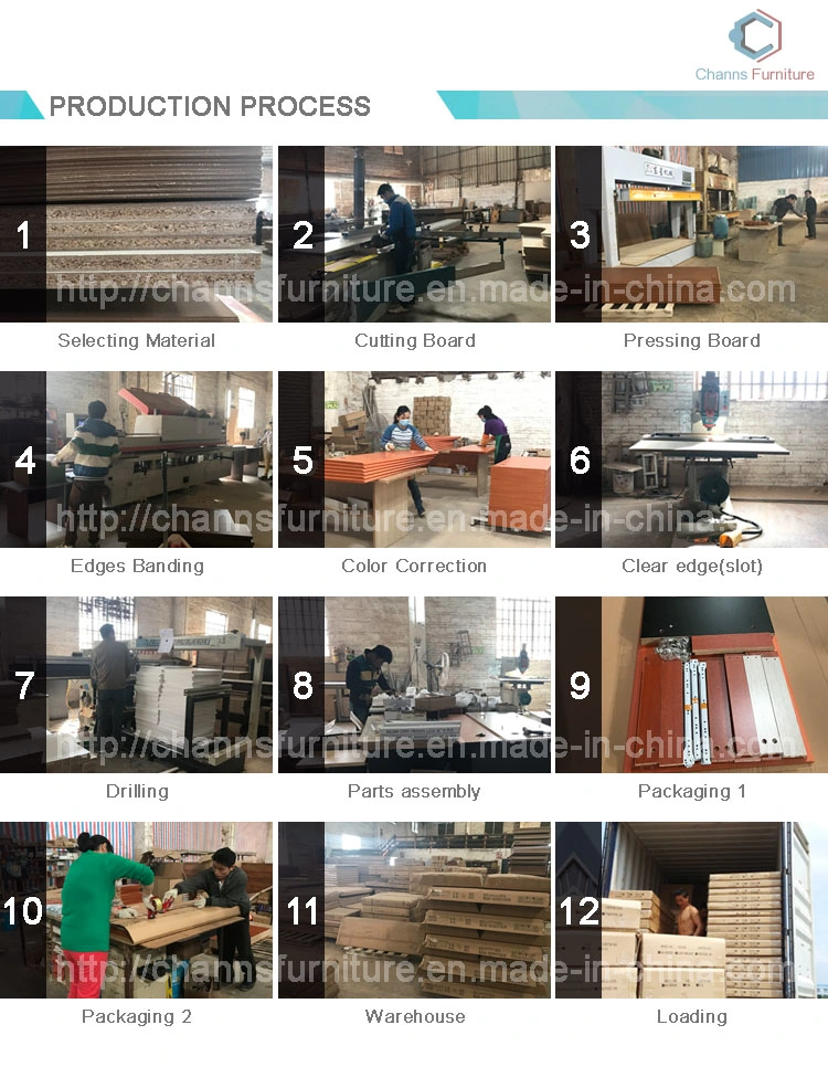Project Design Office L Shape Table Wooden Office Cubicles with Partitions (CAS-W616)