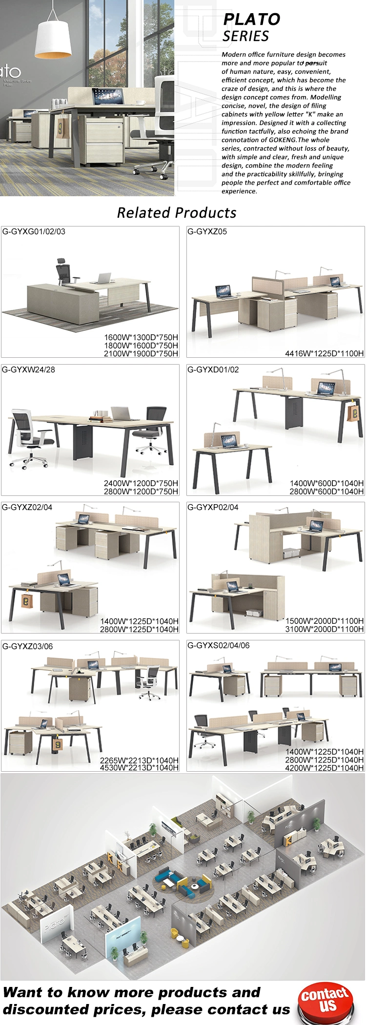 Factory Customized Safety 120 Degree Office Workstation Office Partition Board Office Low Partition