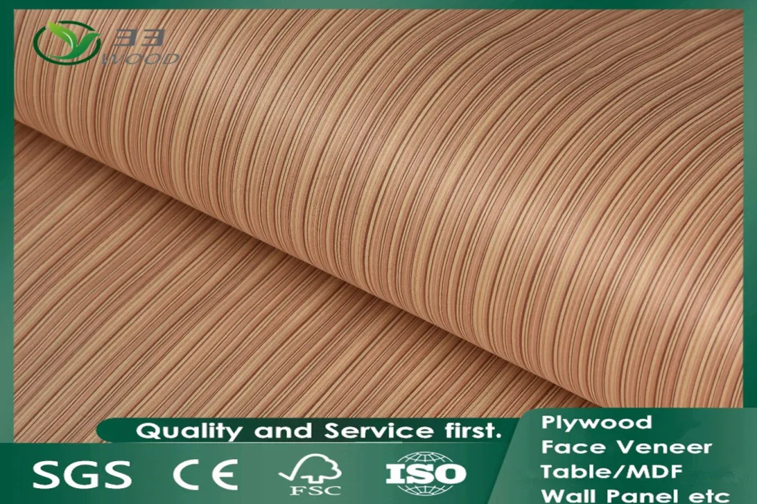 0.28mm Red Oak Artificial Veneer, Recomposed Veneer Engineered Wooden Face Veneer for Furniture