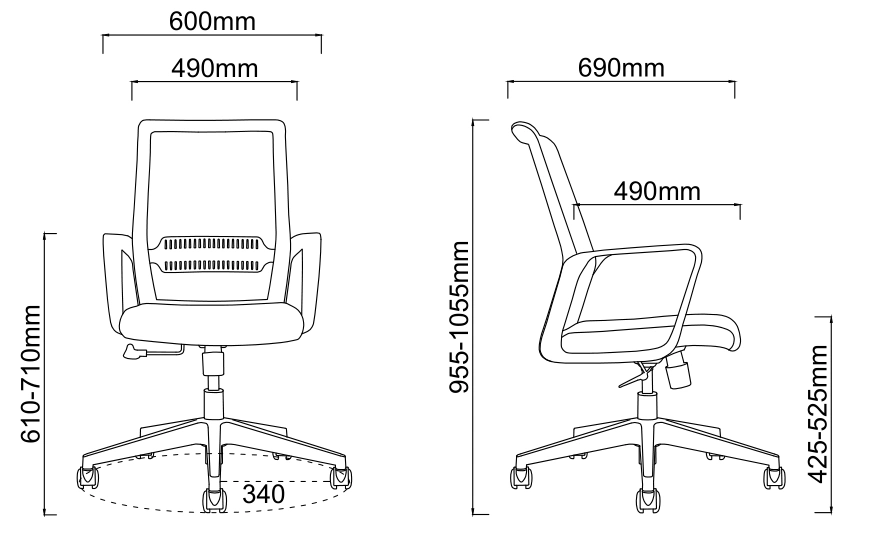 2020 Popular Cheap High Back Executive Office Chair Home Student Computer Chair (JX-1929)