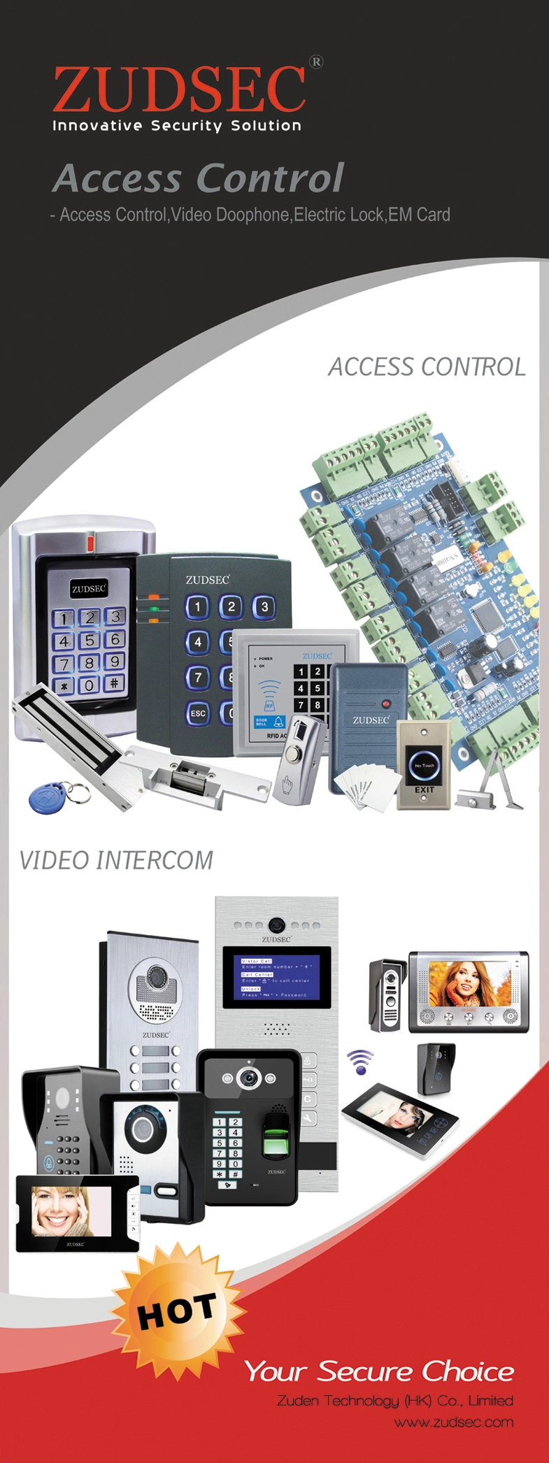 Touch Panel Office Access Control Systems