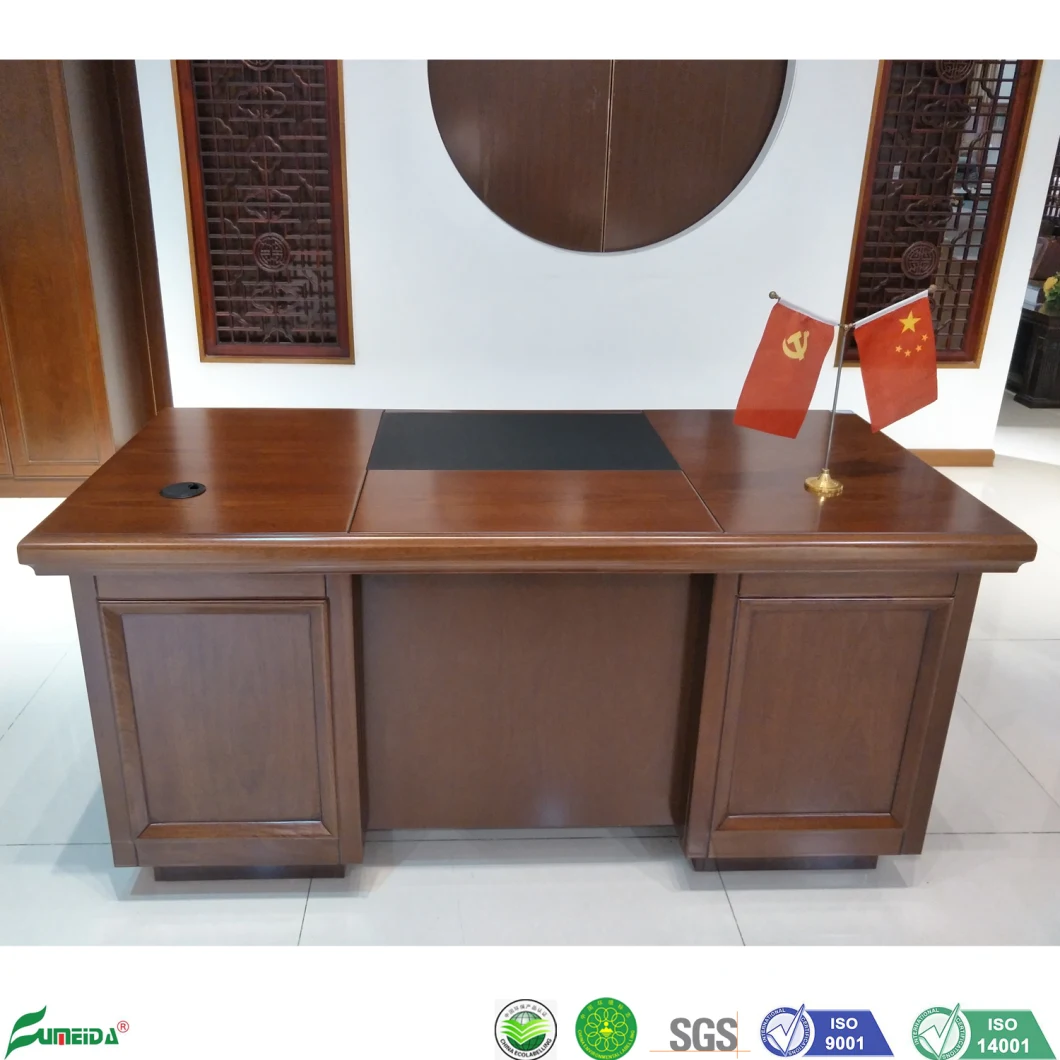 Classic Wooden Office Furniture Manager Office Table Design (B04)