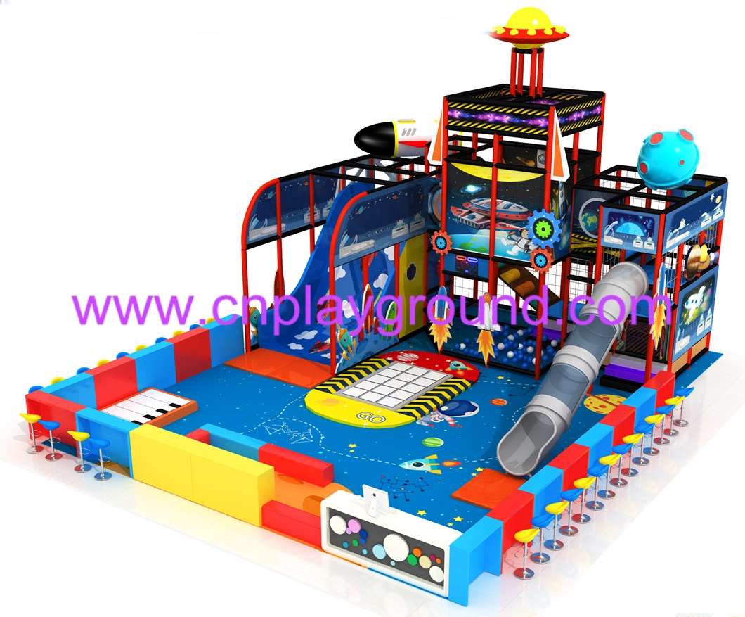 Half Open Outer Space Rocket Children Small Indoor Playground (TQ-180301)