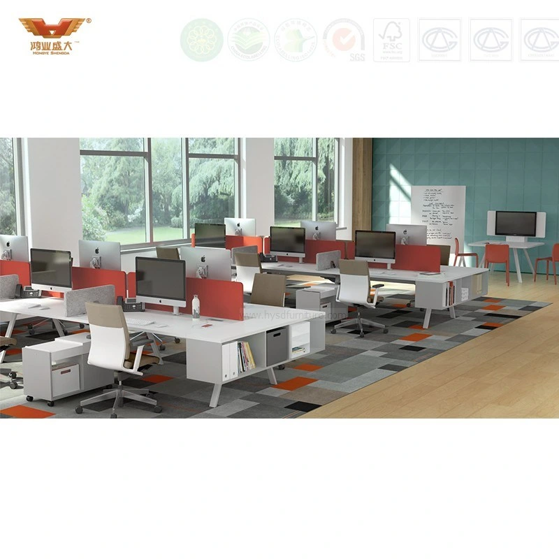 Traditional Collaborate Office Workstation System MDF Furniture (HY-237)