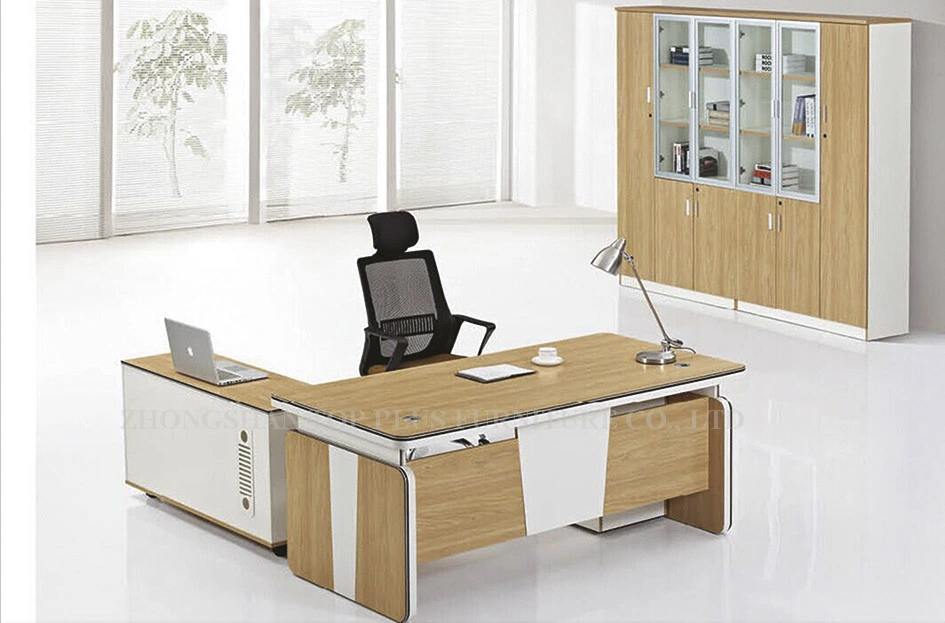 Modern L Shape Office Desk Melamine Office Table (M-T1605)