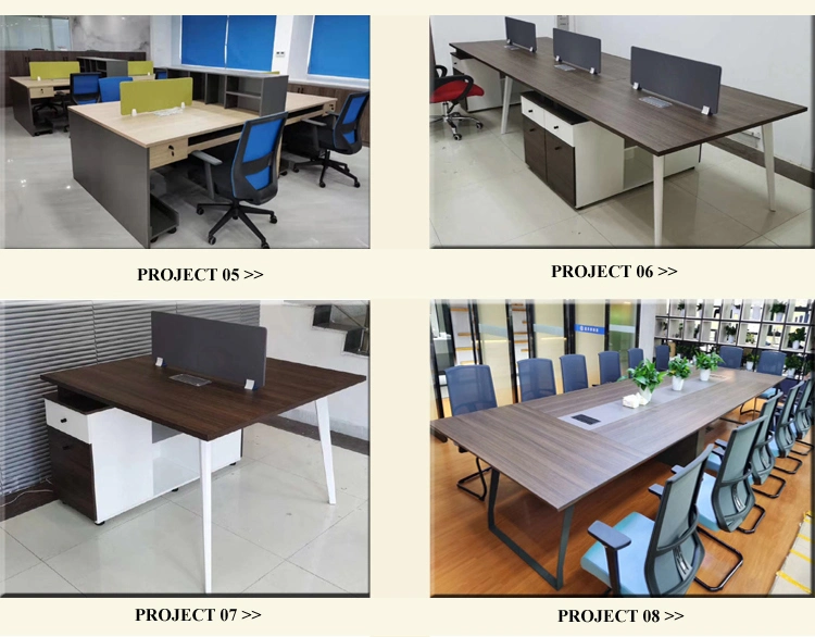 Office Cubicle Workstation Concise Design Modern Office Partition Centre Table