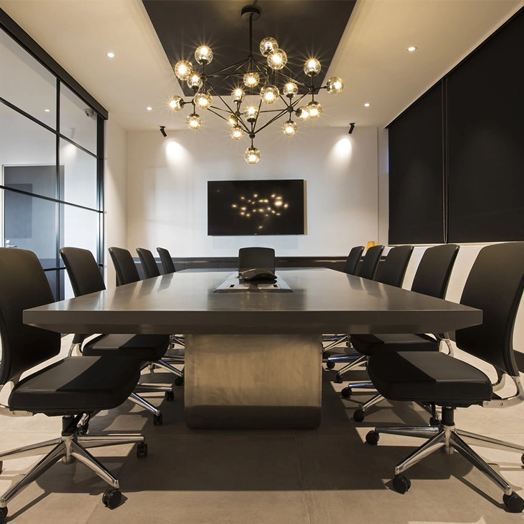 Modern Executive Table 12 Seats Meeting Table Office Furniture Conference Room Desk Chairs Office Table