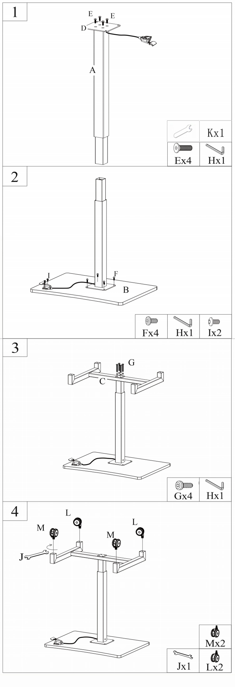 Sit-Stand Mobile Laptop Standing Desk Gas Spring Riser Height Adjustable Desk